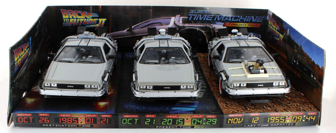 Back to the Future DeLorean Time Machine model variations