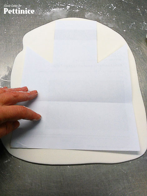 Trace your template to cut out the shape you will need.