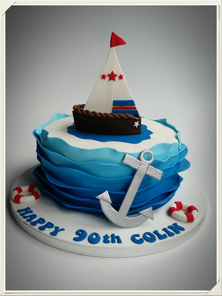 Sailing cake by Maree Kahlenberg