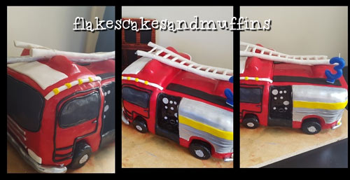 Fireman cake by Amanda Coker