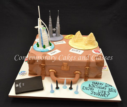 Travel cake by Jackie Thompson