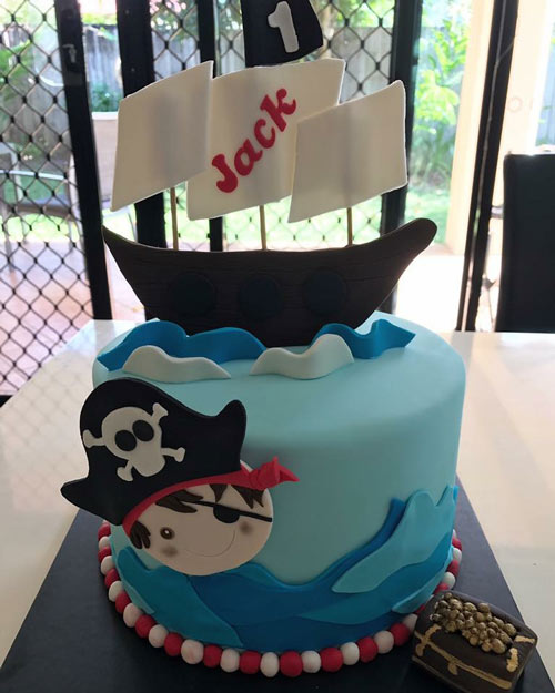 Pirate cake by Courtney