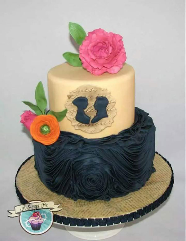 Wedding cake by Heather Nicole