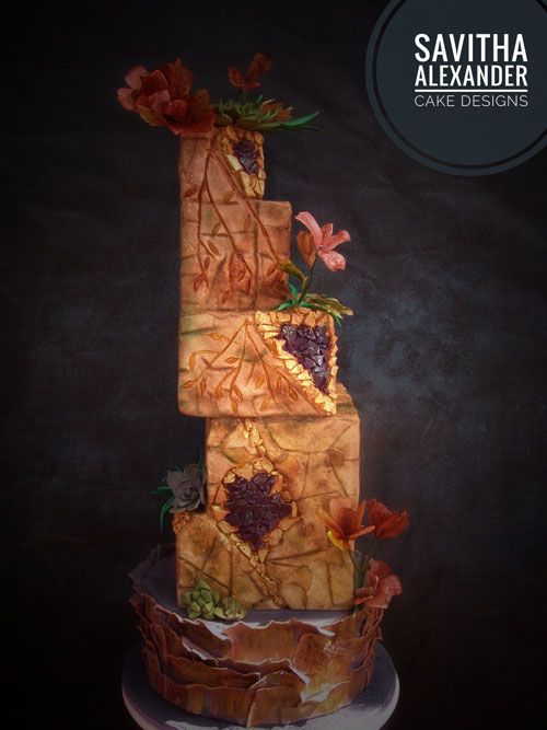 Wedding cake by Savitha Alexander