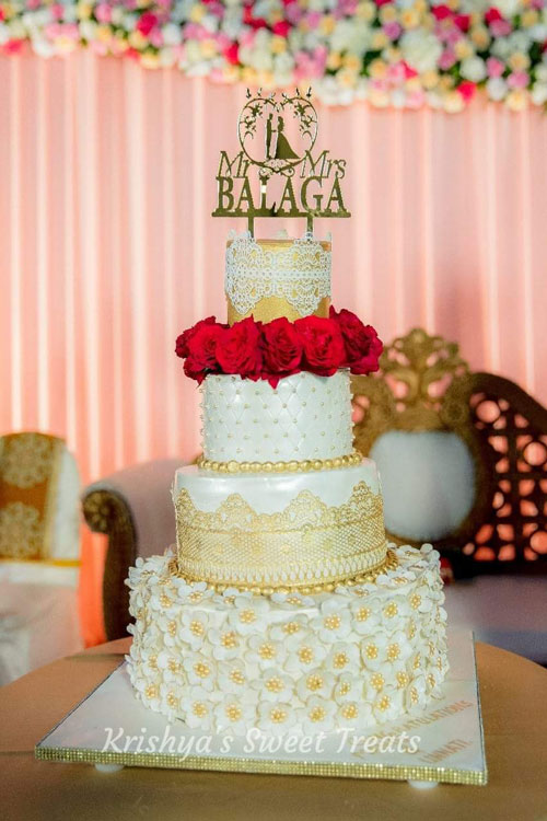 Wedding cake by Krishya Punjabi