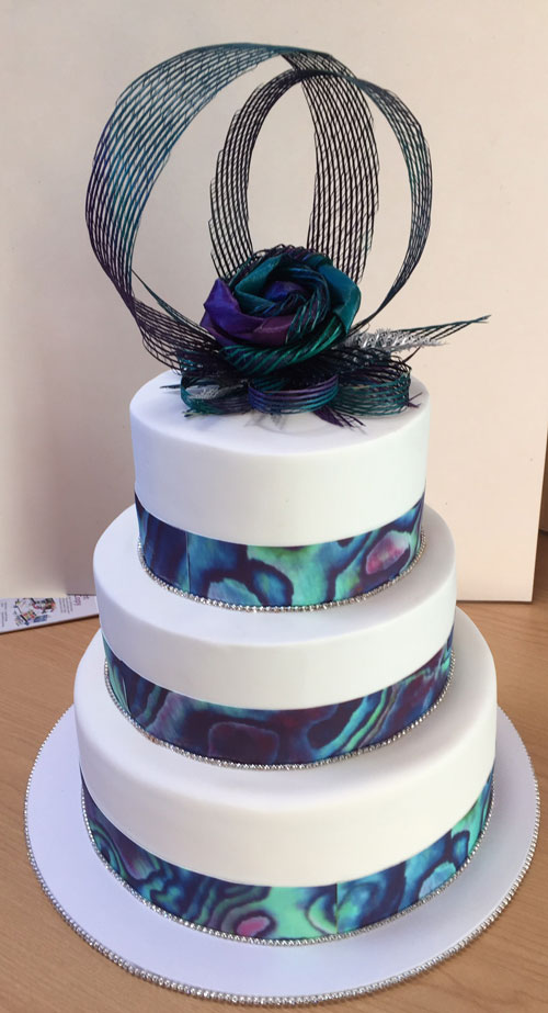 Wedding cake by Karen Priestley
