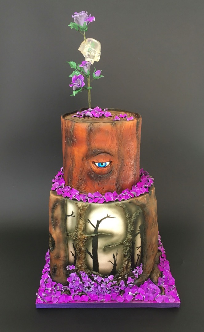 Deep dark woods cake by Rebecca Doherty 