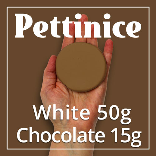 White 50g / Chocolate 15g