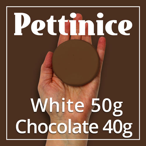White 50g / Chocolate 40g